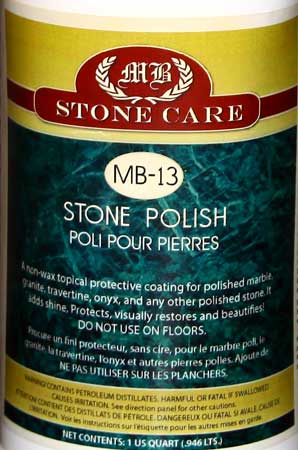 MB 13 Stone Polish NOT TO BE USED ON FLOORS 1 